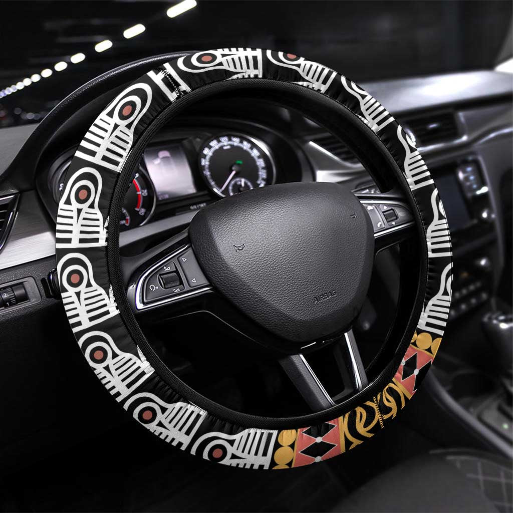 Cameroon Toghu Traditional Pattern Steering Wheel Cover