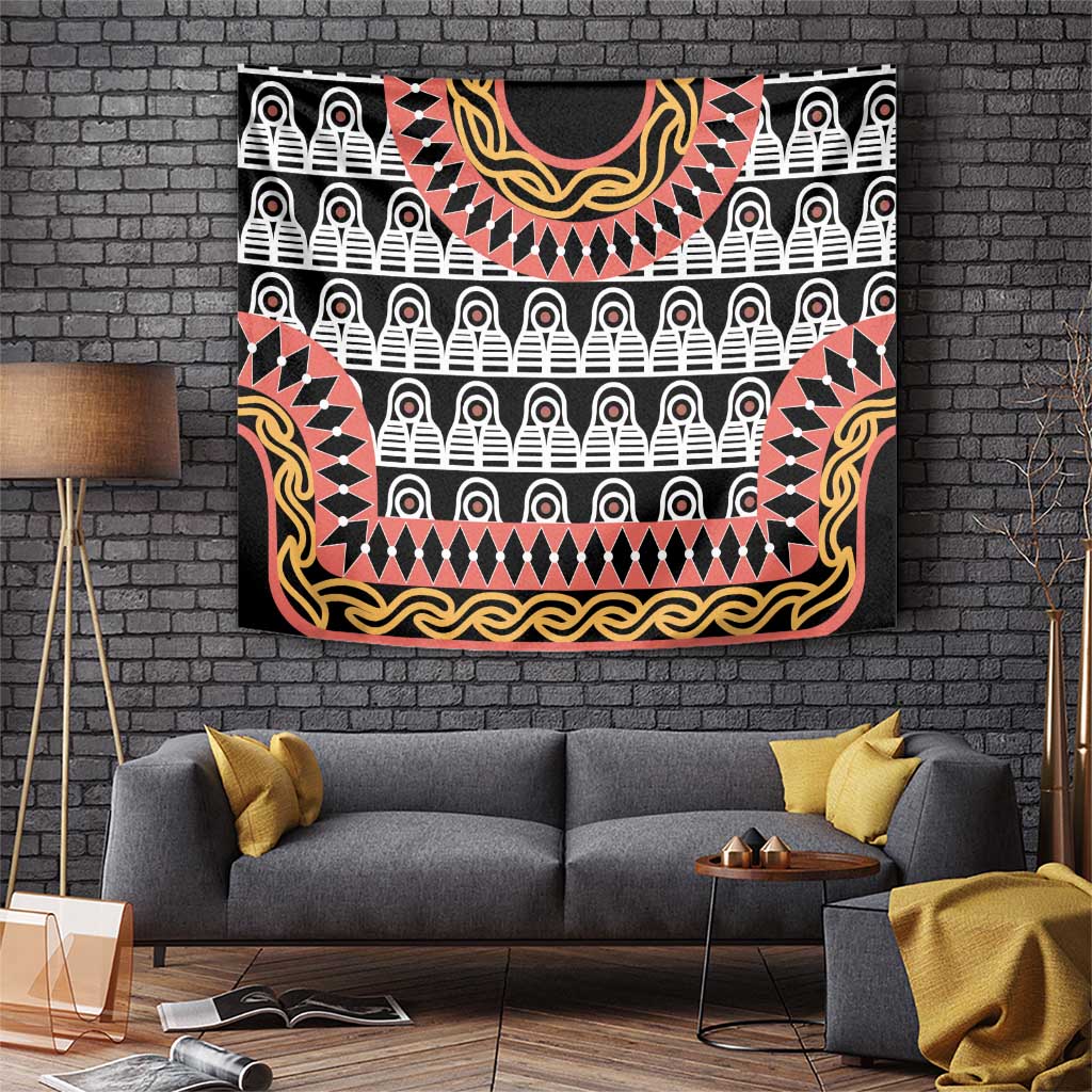 Cameroon Toghu Traditional Pattern Tapestry