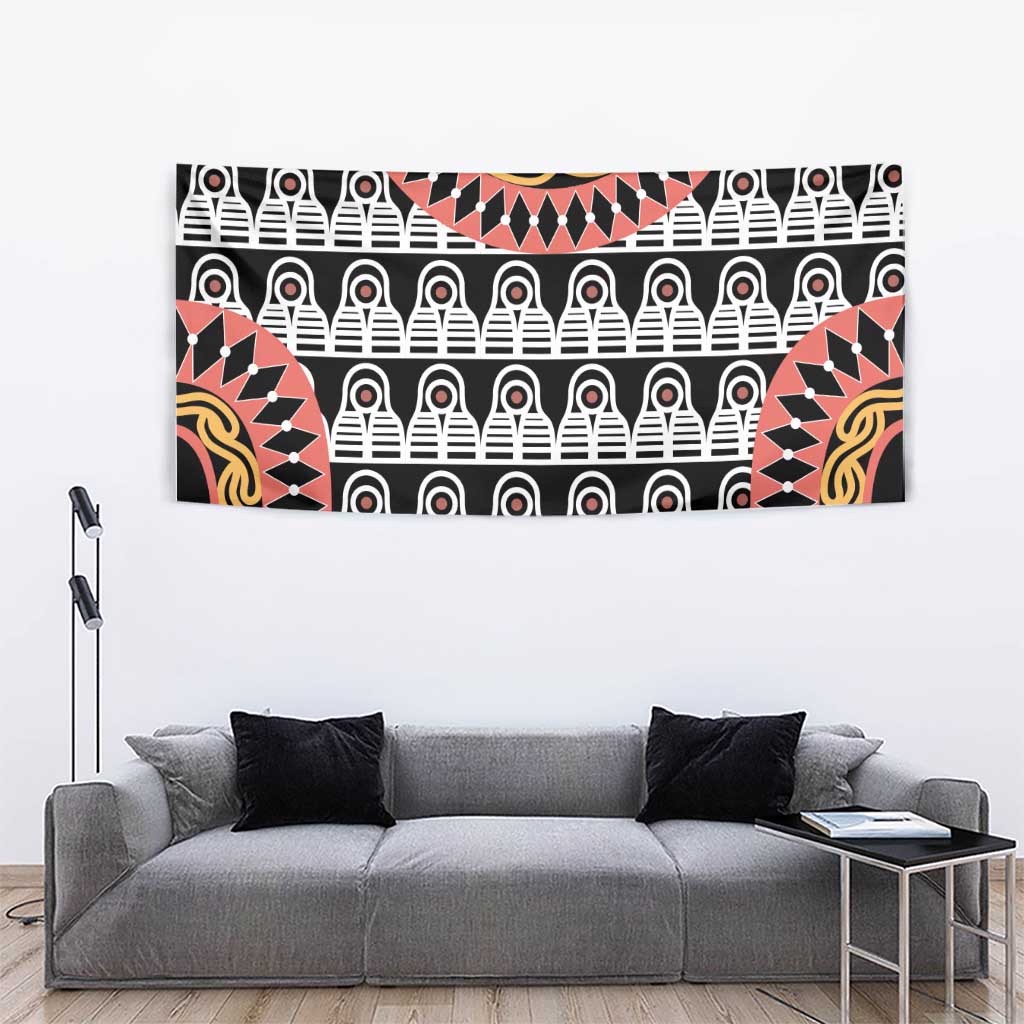 Cameroon Toghu Traditional Pattern Tapestry