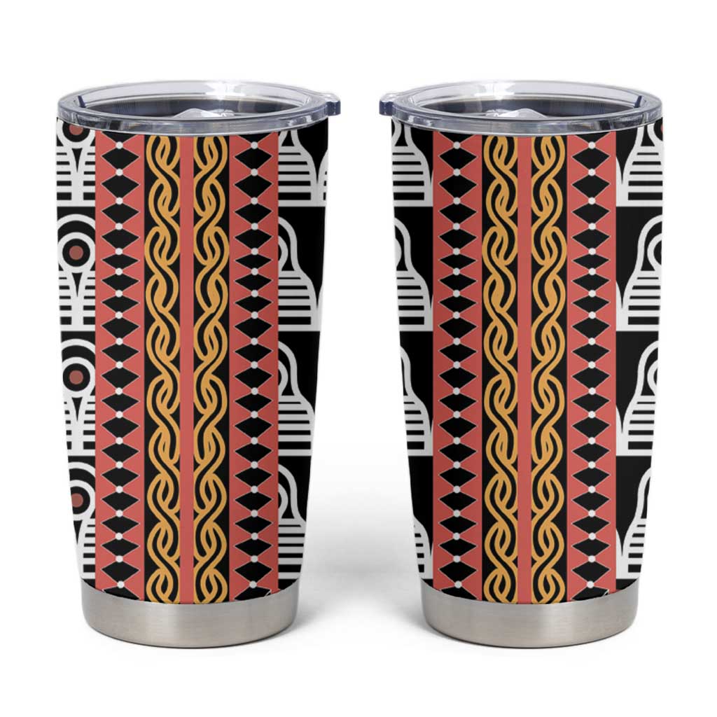 Cameroon Toghu Traditional Pattern Tumbler Cup