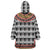 Cameroon Toghu Traditional Pattern Wearable Blanket Hoodie