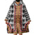 Cameroon Toghu Traditional Pattern Wearable Blanket Hoodie