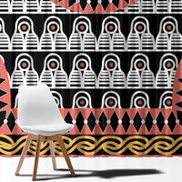 Cameroon Toghu Traditional Pattern Window Curtain