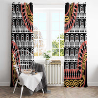 Cameroon Toghu Traditional Pattern Window Curtain