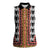 Cameroon Toghu Traditional Pattern Women Sleeveless Polo Shirt