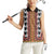 Cameroon Toghu Traditional Pattern Women Sleeveless Polo Shirt