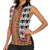 Cameroon Toghu Traditional Pattern Women Sleeveless Polo Shirt