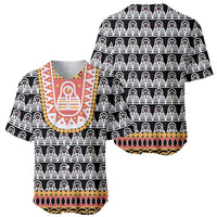 Cameroon Traditional Baseball Jersey Toghu Pattern