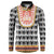 Cameroon Traditional Button Sweatshirt Toghu Pattern