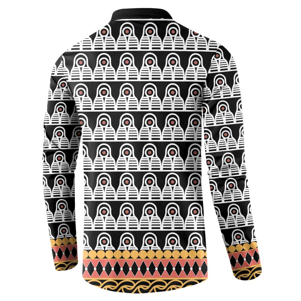 Cameroon Traditional Button Sweatshirt Toghu Pattern