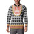 Cameroon Traditional Button Sweatshirt Toghu Pattern