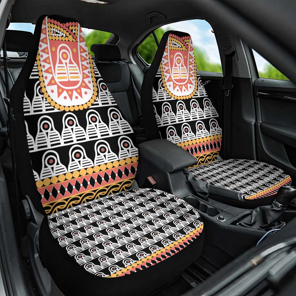 Cameroon Traditional Car Seat Cover Toghu Pattern