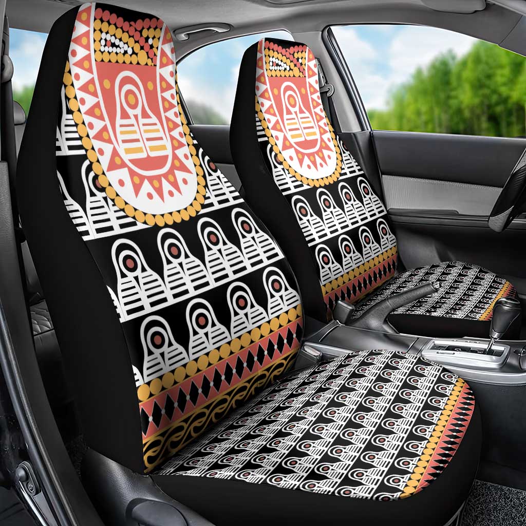 Cameroon Traditional Car Seat Cover Toghu Pattern