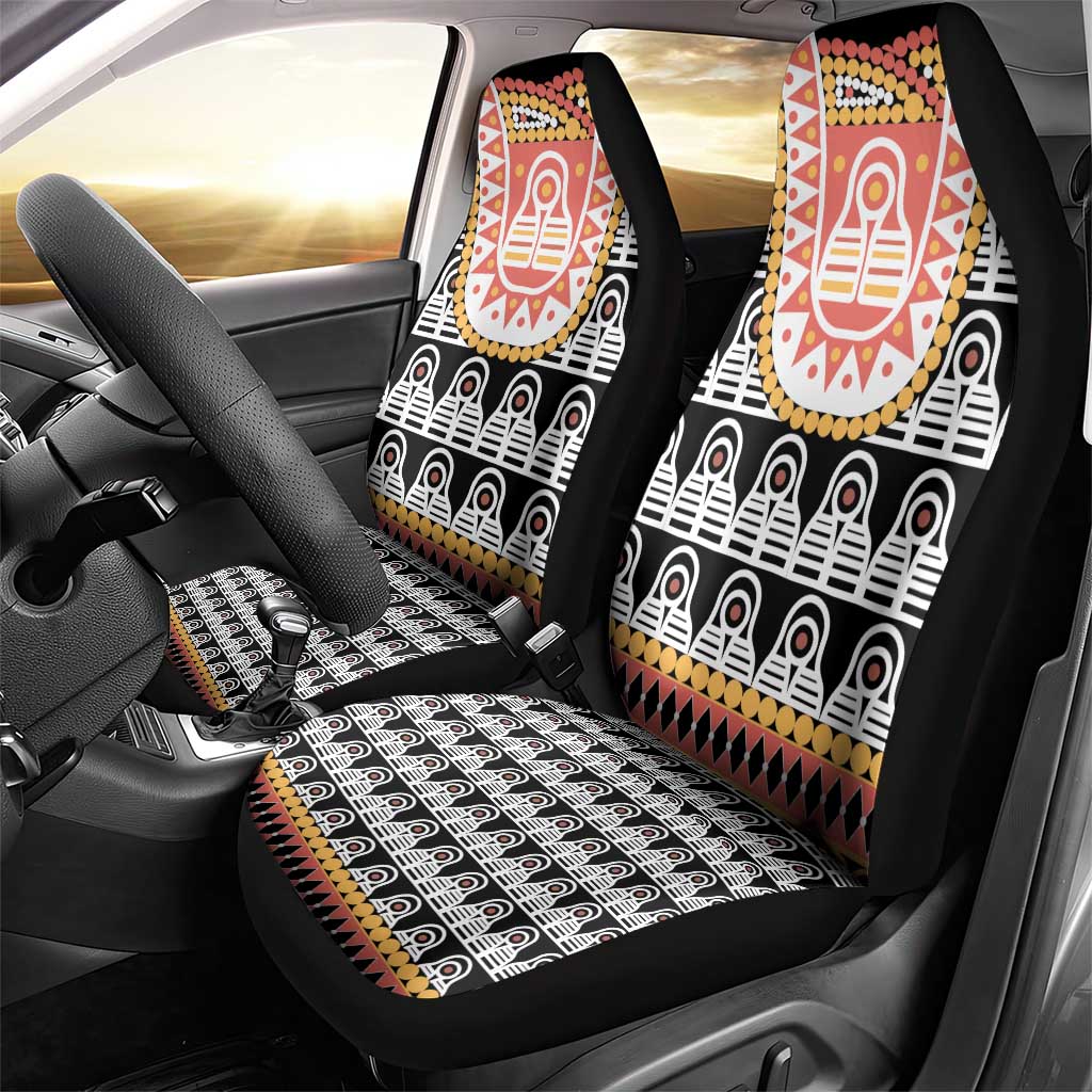 Cameroon Traditional Car Seat Cover Toghu Pattern