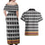 Cameroon Traditional Couples Matching Off Shoulder Maxi Dress and Hawaiian Shirt Toghu Pattern