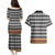 Cameroon Traditional Couples Matching Puletasi and Hawaiian Shirt Toghu Pattern
