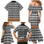 Cameroon Traditional Family Matching Mermaid Dress and Hawaiian Shirt Toghu Pattern