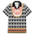 Cameroon Traditional Family Matching Mermaid Dress and Hawaiian Shirt Toghu Pattern