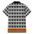 Cameroon Traditional Family Matching Off The Shoulder Long Sleeve Dress and Hawaiian Shirt Toghu Pattern