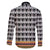 Cameroon Traditional Family Matching Off The Shoulder Long Sleeve Dress and Hawaiian Shirt Toghu Pattern