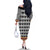 Cameroon Traditional Family Matching Off The Shoulder Long Sleeve Dress and Hawaiian Shirt Toghu Pattern