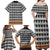 Cameroon Traditional Family Matching Off Shoulder Maxi Dress and Hawaiian Shirt Toghu Pattern