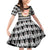 Cameroon Traditional Family Matching Off Shoulder Short Dress and Hawaiian Shirt Toghu Pattern