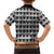 Cameroon Traditional Family Matching Short Sleeve Bodycon Dress and Hawaiian Shirt Toghu Pattern