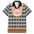 Cameroon Traditional Family Matching Short Sleeve Bodycon Dress and Hawaiian Shirt Toghu Pattern