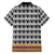 Cameroon Traditional Family Matching Short Sleeve Bodycon Dress and Hawaiian Shirt Toghu Pattern