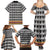 Cameroon Traditional Family Matching Summer Maxi Dress and Hawaiian Shirt Toghu Pattern