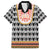 Cameroon Traditional Family Matching Summer Maxi Dress and Hawaiian Shirt Toghu Pattern