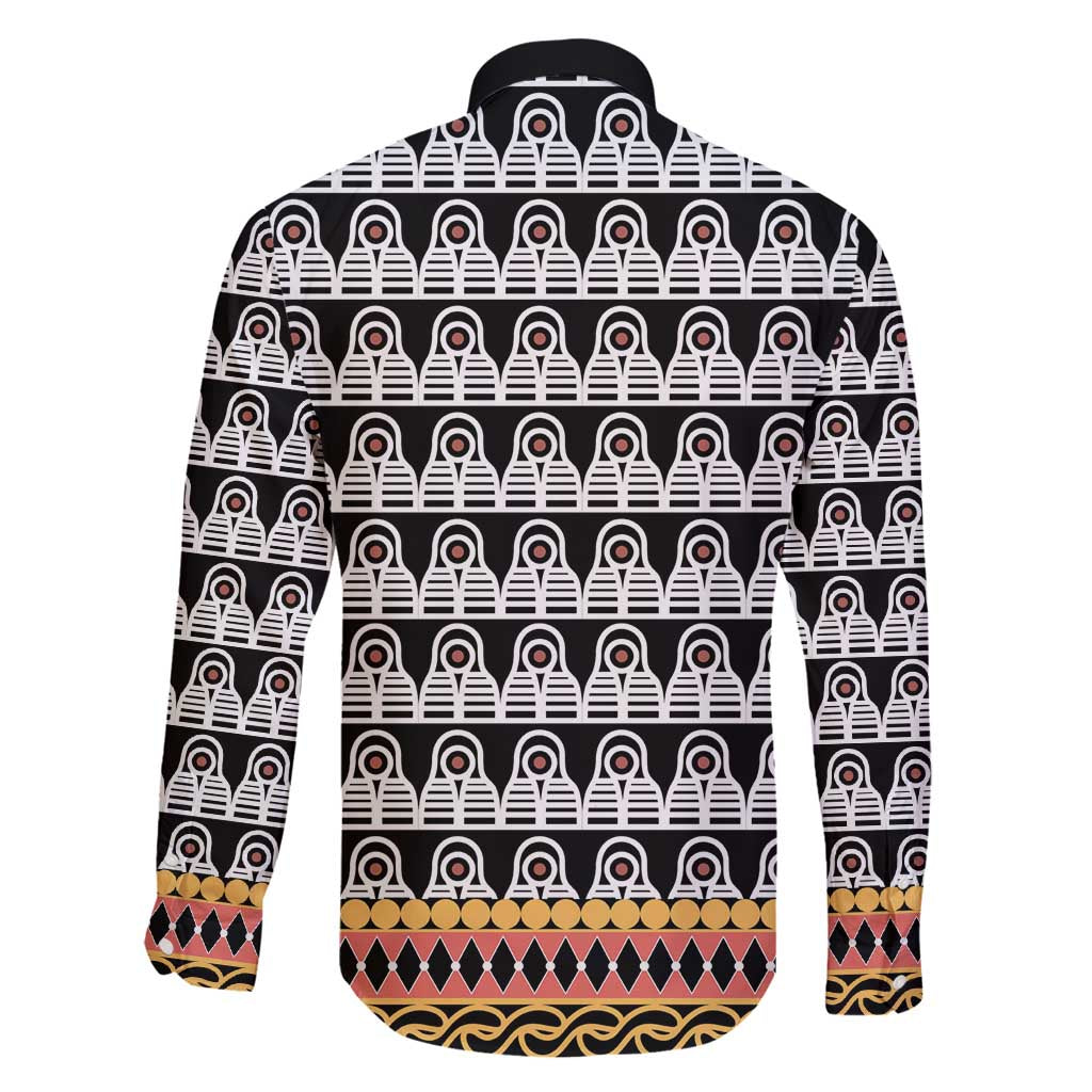 Cameroon Traditional Family Matching Tank Maxi Dress and Hawaiian Shirt Toghu Pattern