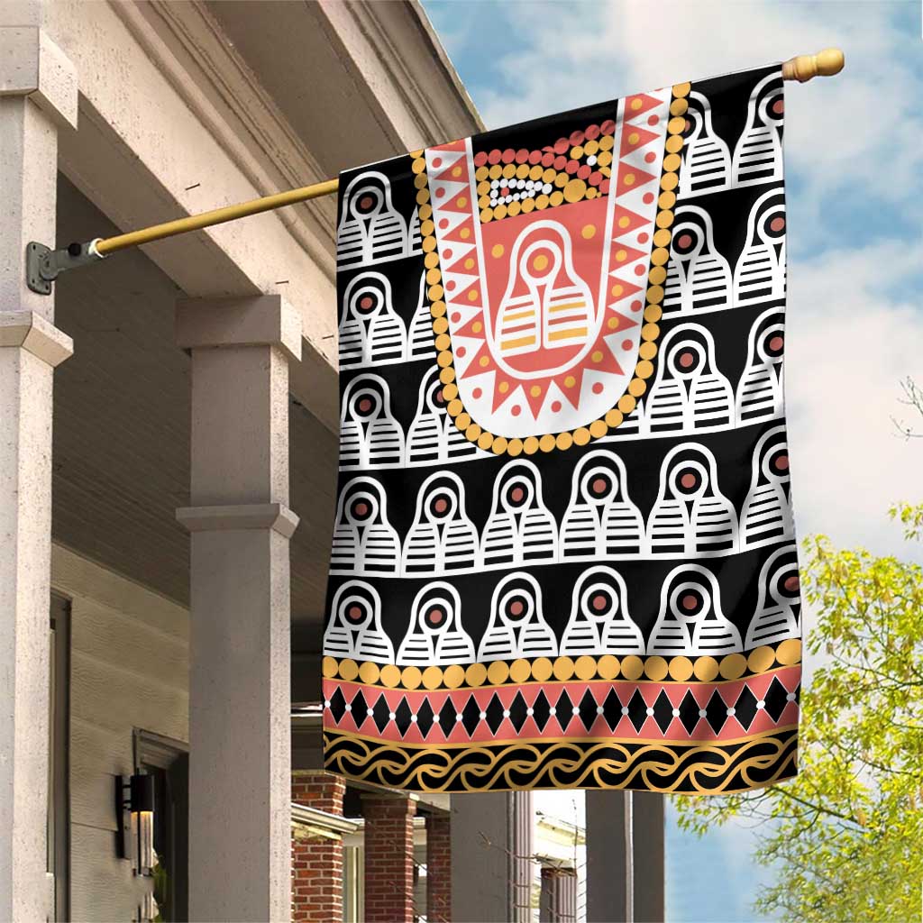 Cameroon Traditional Garden Flag Toghu Pattern