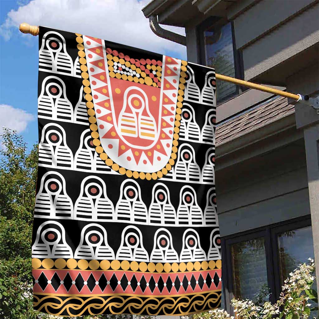 Cameroon Traditional Garden Flag Toghu Pattern