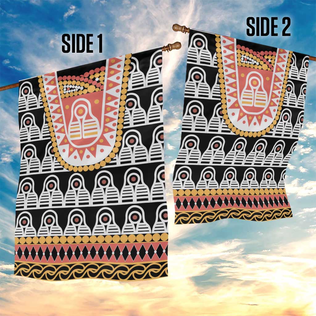 Cameroon Traditional Garden Flag Toghu Pattern