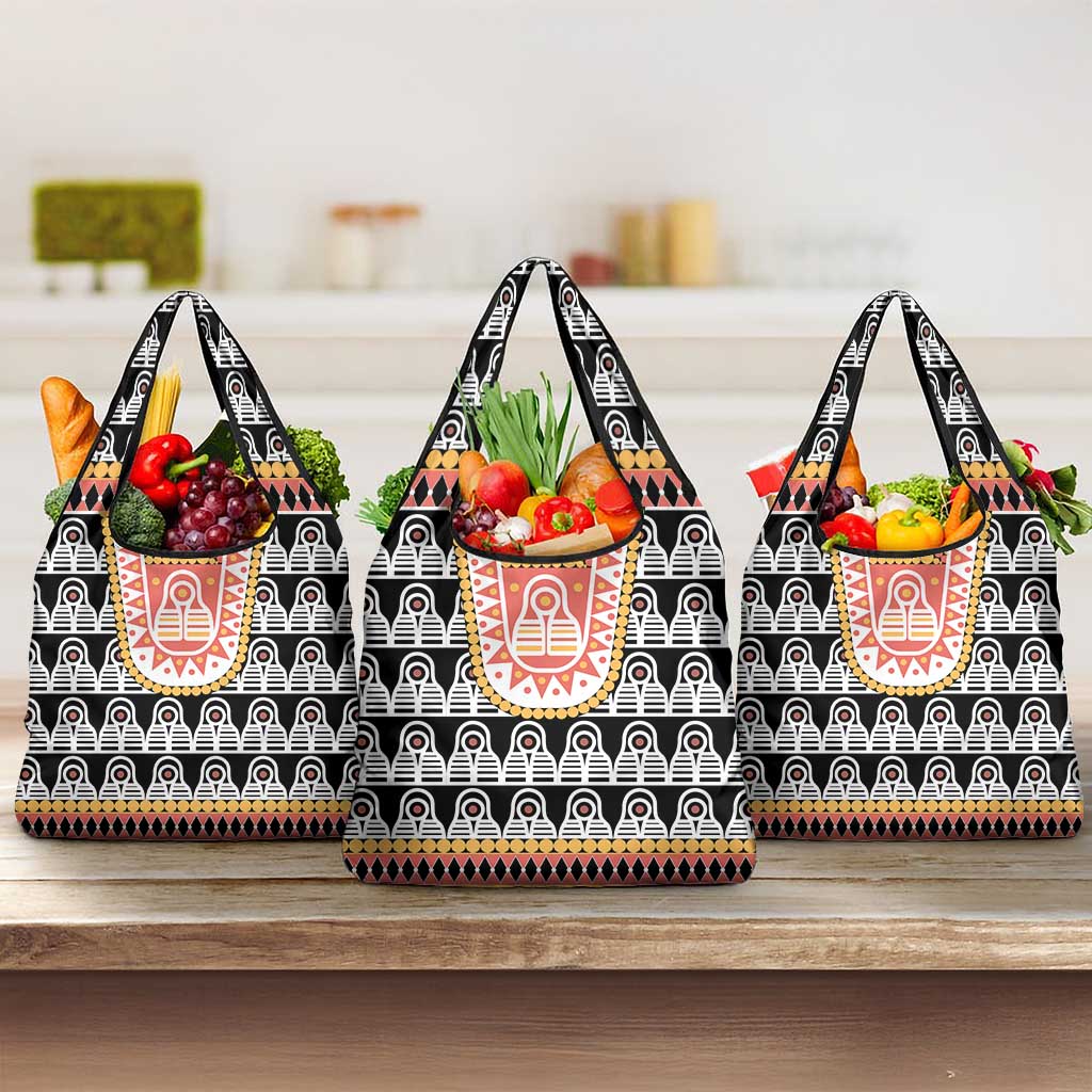 Cameroon Traditional Grocery Bag Toghu Pattern