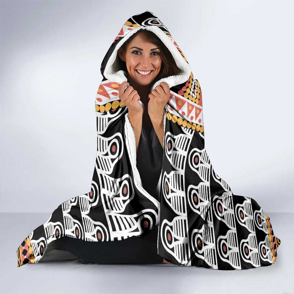 Cameroon Traditional Hooded Blanket Toghu Pattern