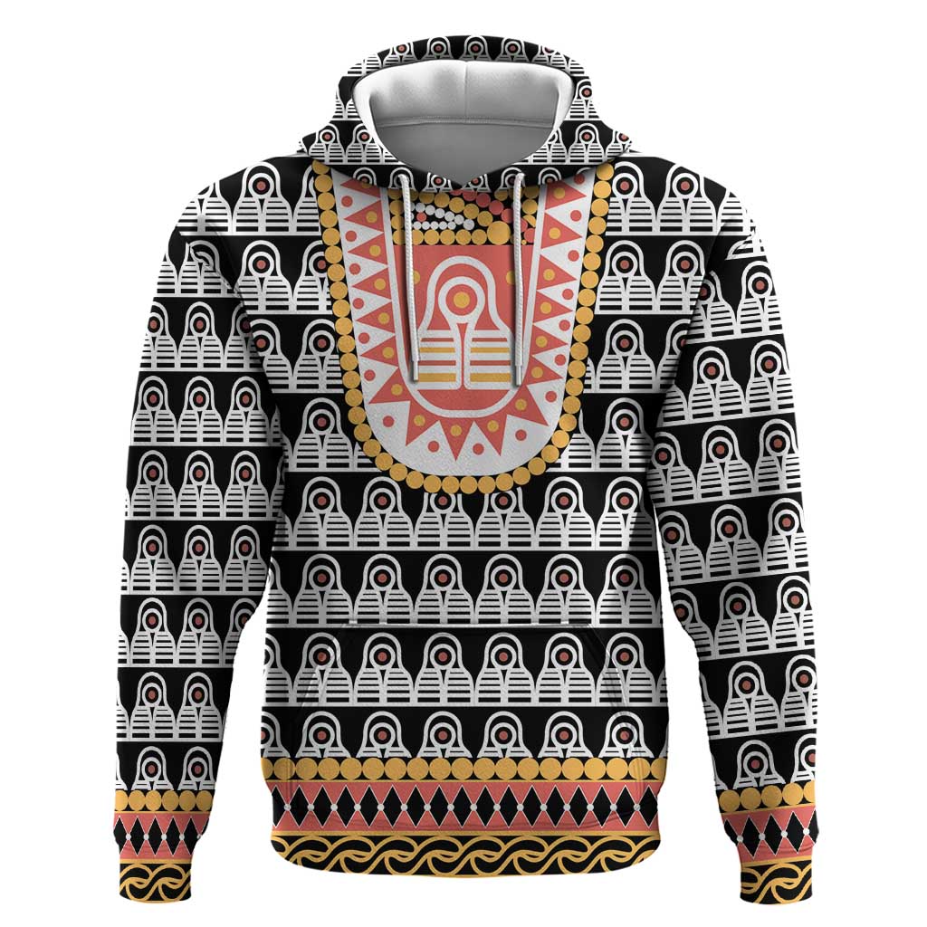 Cameroon Traditional Hoodie Toghu Pattern