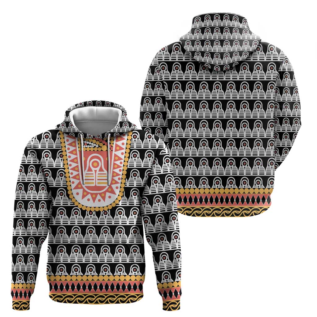 Cameroon Traditional Hoodie Toghu Pattern