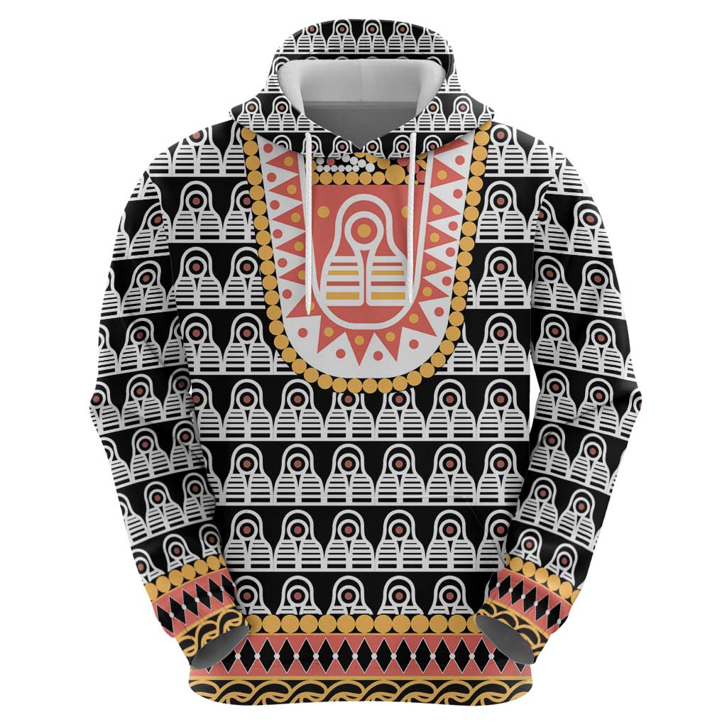 Cameroon Traditional Hoodie Toghu Pattern
