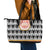 Cameroon Traditional Leather Tote Bag Toghu Pattern
