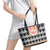 Cameroon Traditional Leather Tote Bag Toghu Pattern
