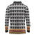 Cameroon Traditional Long Sleeve Polo Shirt Toghu Pattern