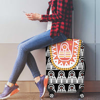 Cameroon Traditional Luggage Cover Toghu Pattern