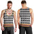 Cameroon Traditional Men Tank Top Toghu Pattern