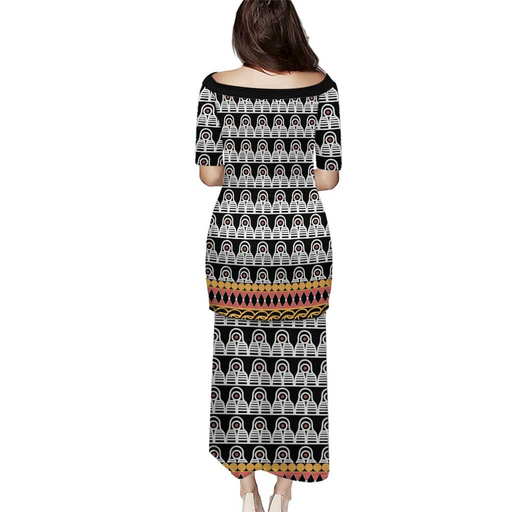 Cameroon Traditional Puletasi Toghu Pattern