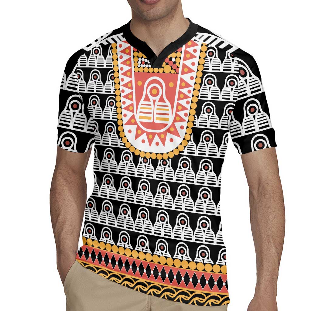 Cameroon Traditional Rugby Jersey Toghu Pattern