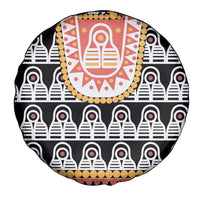 Cameroon Traditional Spare Tire Cover Toghu Pattern