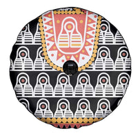 Cameroon Traditional Spare Tire Cover Toghu Pattern